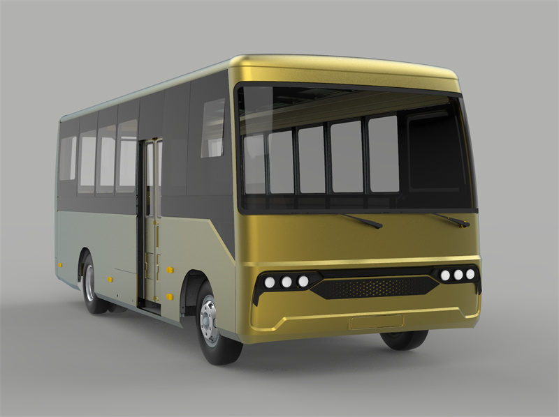 7米长中巴（中型巴士）-黄色  7  Meters  Medium  Bus - Yellow
